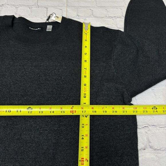 NWT Tahari Women Pullover Knit Sweater Size Large Viscose Blend C066 -11 - Picture 3 of 16